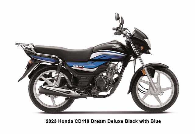 2023 Honda CD110 Dream Deluxe black with blue color