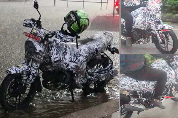 Bajaj Bruzer CNG bike spotted testing