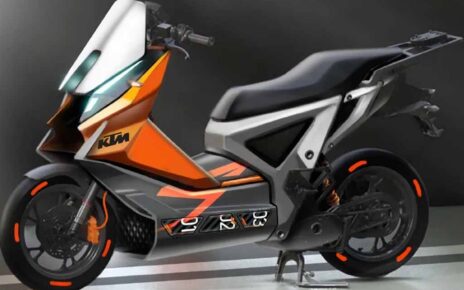 KTM electric scooter spotted testing