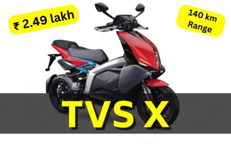 TVS X electric scooter launched at Rs 2.49 lakh
